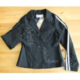 Blazer schwarz Nadelstreifen<br> Gr��e 128-176