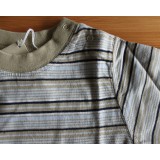 Langarmshirt LS  boys geringelt sand/bleu