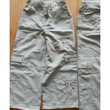 Cargohose Microfaser mit Perlenstickerei Sand Gr��e 116-128