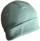 Preview: Umschlagmütze pure pure  hellgrün/natur 100% kbA cotton Größe 53 - 57