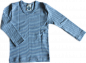 Preview: Kinder-Unterhemd Baumwolle 1/1 Arm  geringelt  Größe 92