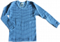 Preview: Kinder-Unterhemd Baumwolle 1/1 Arm  geringelt  Größe 92