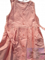 Mobile Preview: langes Kleid mit Röschen  lachsfarben  Größe 104