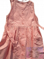 Preview: langes Kleid mit Röschen  lachsfarben  Größe 104