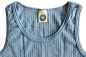 Mobile Preview: Kinder Hemd Seide/Wolle-Baumwolle ohne Arm blaumeliert Größe 92-128