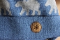 Mobile Preview: Baby Binde Strickmütze purepure BW/Wolle Farbe jeans Größe 43-49