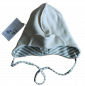 Preview: Pure Pure baby hat soft cotton fleece striped jersey lining
