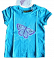 Preview: T-Shirt Animal Tails Blue Butterfly Aquamarin Preview: T-Shirt Animal Tails Blue Butterfly Aquamarin