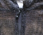 Preview: fishnet Kapuzenjacke  schwarz/silber mit Lurex Gr. 140-164