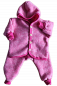 Preview: Jäckchen mit Kapuze Wollfleece kbT, Fb.rosa melange Preview: Jäckchen mit Kapuze Wollfleece kbT, Fb.rosa melange