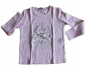 Preview: Langarmshirt rosa oder weiß "garden of love"  Größe 104-128