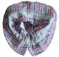 Preview: Sommerhut kariert lilarosa cotton Größe 45/47