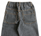 Preview: Jeans 5 pockets klassisch blackdenim Gummizug  7079