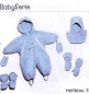 Preview: Baby mikk-line Overall microfaser blau Größe 68