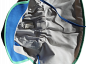 Preview: Hut mit Nackenschutz pure grau/blau 100% kbA cotton