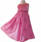 Mobile Preview: festliches Kleid  Chiffonrock Stick, Perlen Größe 116-128 KIDS-UP