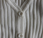 Preview: Cardigan RippStrickjacke  Lagune oder offwhite Größe 116-134