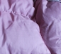 Preview: Winterjacke Nylon rosa Größe 104-116Winterjacke Nylon rosa Größe 104-116