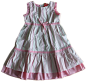 Preview: Kleid Sommer Batist Rosa Streifen cotton  110-134