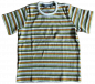 Preview: T-Shirt Rippshirt natur/orange/grün
