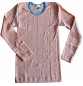 Preview: Kinder Hemd Seide/Wolle-Baumwolle 1/1Arm, farbig, Größe 140
