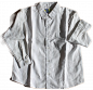Preview: Hemd Weiß uni Langarm 70% cotton  Größe 98 - 122