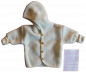 Preview: Jäckchen mit Kapuze Wollfleece kbT Fb. 01 natur Preview: Jäckchen mit Kapuze Wollfleece kbT Fb. 01 natur