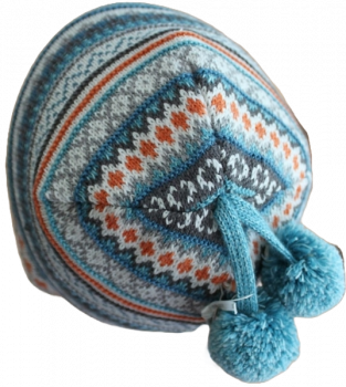 Baby Binde Strickmütze  purepure mit Seide Größe 43-49