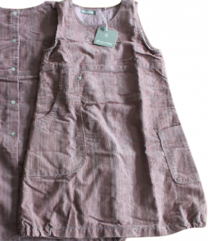 Kleid Feinkord Baumwolle erika Größe 116, 122