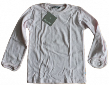 minymo  Langarmshirt rosa Ajour Größe 116, 122