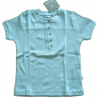 Rippshirt, Polo, schilfgrün minymo