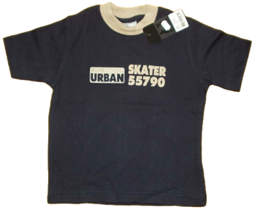 T-Shirt urban skater in marine