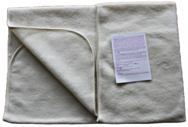 Baby Decke  Wollfleece k.b.T.   80x100  Fb. rosa melange