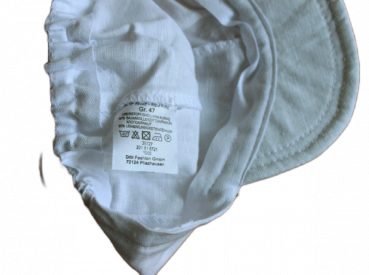 Baby Jungen Baseballmütze No1 weiß 43-49