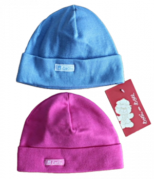 Dolli Topfmütze beanie Baumwollmütze, Größe 47,  97% Baumwolle