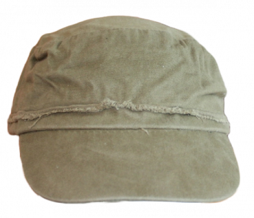 Baseballmütze Oliv, Schwarz 100% cotton Größe 53-59