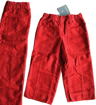 Cordhose Aubergine oder rot Struktur  Größe 98 - 110