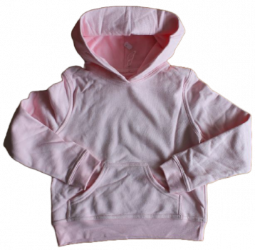 Sweater hooded Kapuzensweat rosa Größe 140