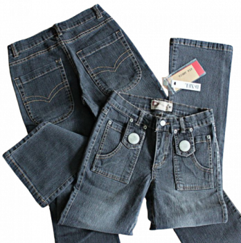 Jeans tight fit Baumwolle/Elasthan darkblue Größe 128, 140