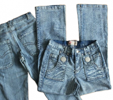 Jeans tight fit Baumwolle/Elasthan lightblue Größe 140