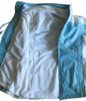 Funktionsjacke Nylon 3 in 1 Hellblau/weiß 140-164