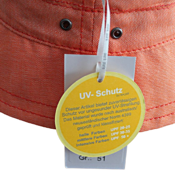 Fischerhut pure orange 100%kbA cotton