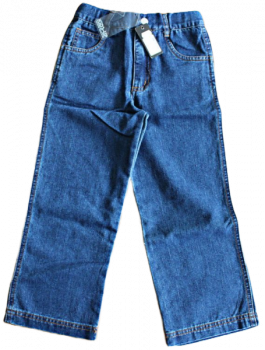 Jeans 5 pockets klassisch blue Gummizug  7079