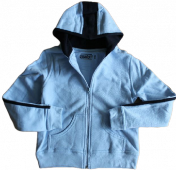 Sweater hooded Kapuzensweatjacke bleu/marine Größe 140