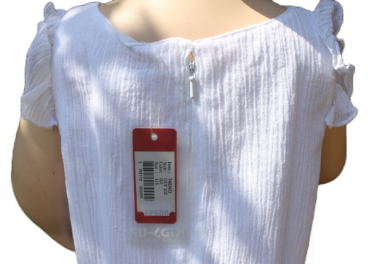 Kleid ärmellos Baumwolle Krepp