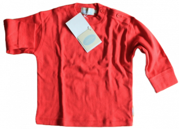 Babysweatshirt rot Baumwolle Größe 92