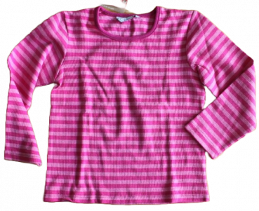 Langarmshirt Rippshirt pink/rose