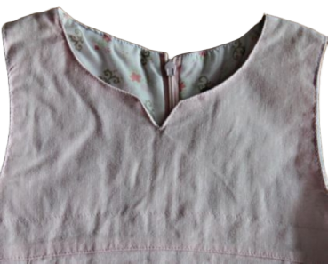 Leinenkleid rosa Größe 98 bis 128  minymo