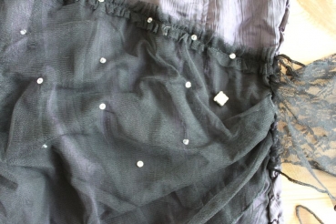 Top violett schwarz Größe 128 - 164