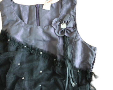 Top violett schwarz Größe 128 - 164